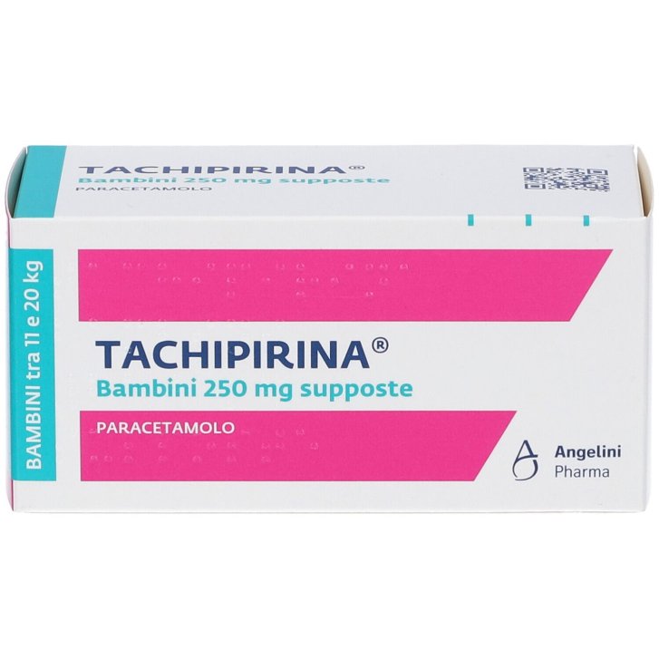 Tachipirina BB Supposte 250 mg Antipiretico e Analgesico per Bambini 20 Supposte - Angelini (A.C.R.A.F.) SPA
