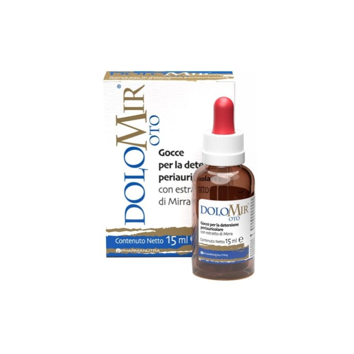 Dolomir Oto Gocce Auricolari per la Detersione Periauricolare 15 ml - Pharmanutra