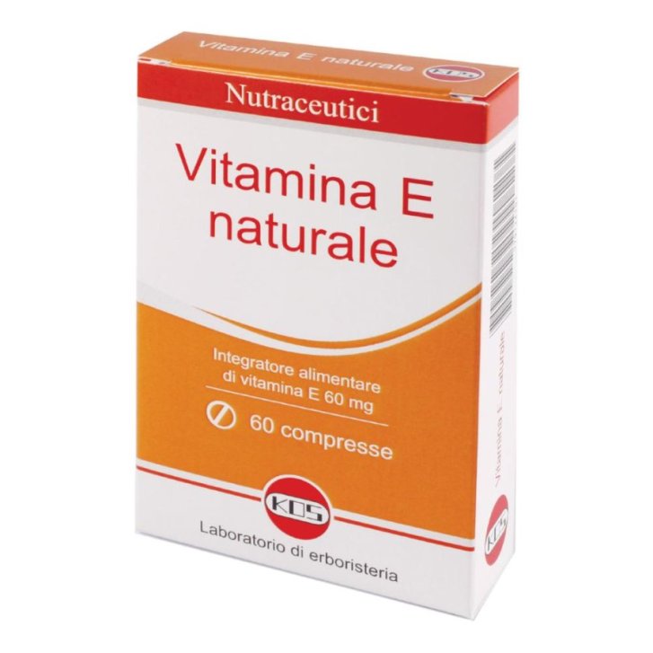 Vitamina E Naturale Integratore Antiossidante 60 Compresse - Kos Srl