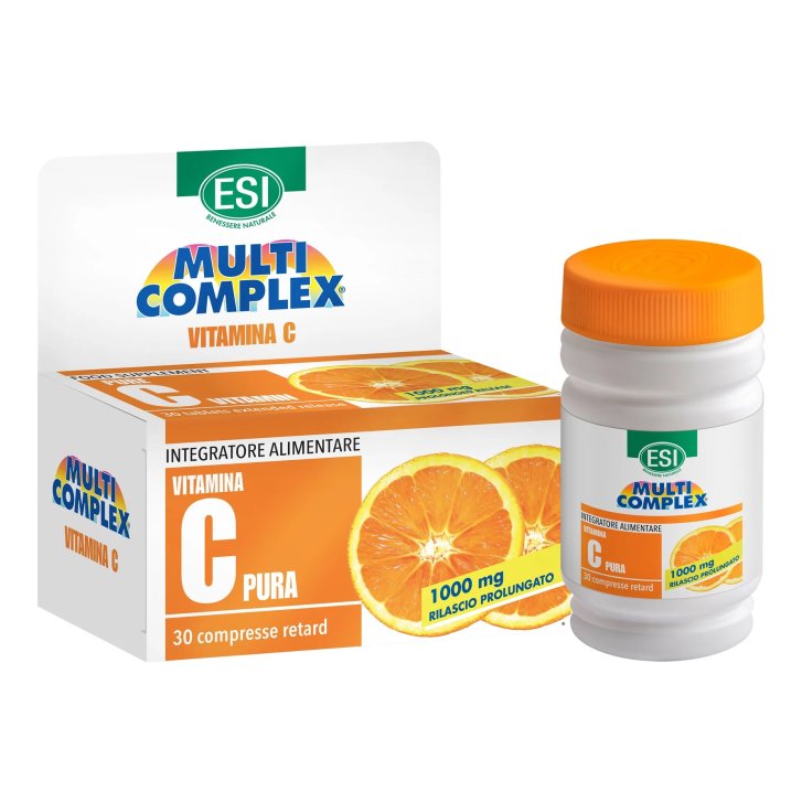 Vitamina C Pura 1000mg Retard Integratore Alimentare 30 Compresse - Esi