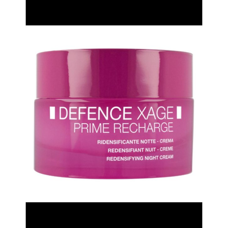 Defence Xage Prime Crema Ridensificante Notte con Rejuvenate SGF 50ml - Bionike