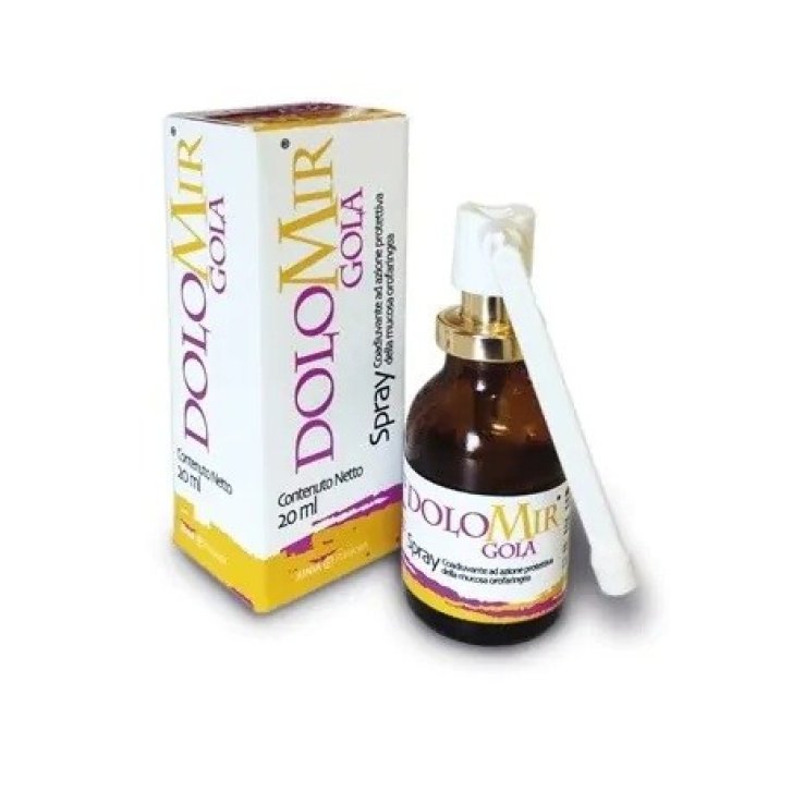Dolomir Gola Spray Protettivo della Mucosa Orofaringea 20 ml - Dolomir