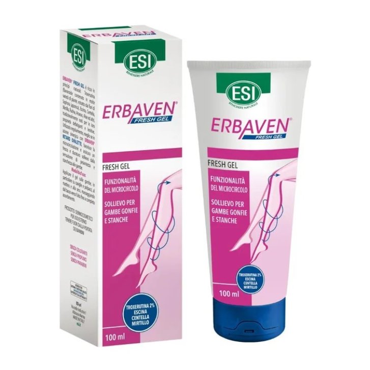 Esi Erbaven Fresh Gel Gambe Pesanti e Stanche con Troxerutina e Escina 100 ml - ESI