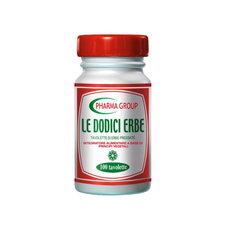 Le Dodici Erbe Integratore Alimentare per il Transito Intestinale 100 Tavolette - PHARMA GROUP Srl