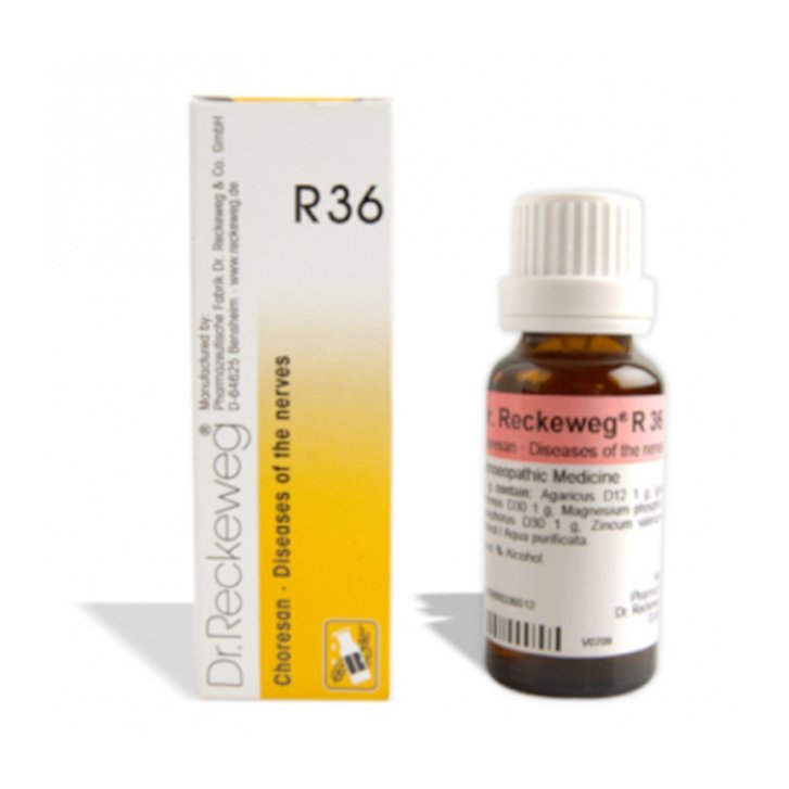 Reckeweg R36 Gocce Omeopatico per Patologie Neurologiche 22ml - Dr. Reckeweg Reckeweg R36 Gocce Omeopatico per Patologie Neurologiche 22ml - Dr. Reckeweg