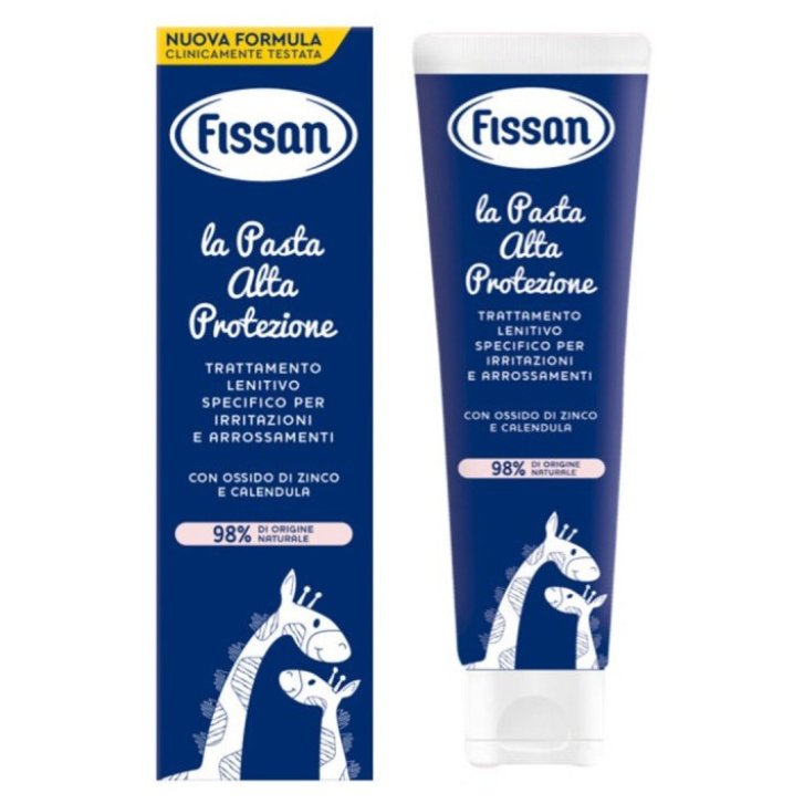 Fissan La Pasta Alta Protezione per Neonati e Bambini con Ossido di Zinco ed Estratto di Calendula 100g - Fissan Fissan La Pasta Alta Protezione per Neonati e Bambini con Ossido di Zinco ed Estratto di Calendula 100g - Fissan