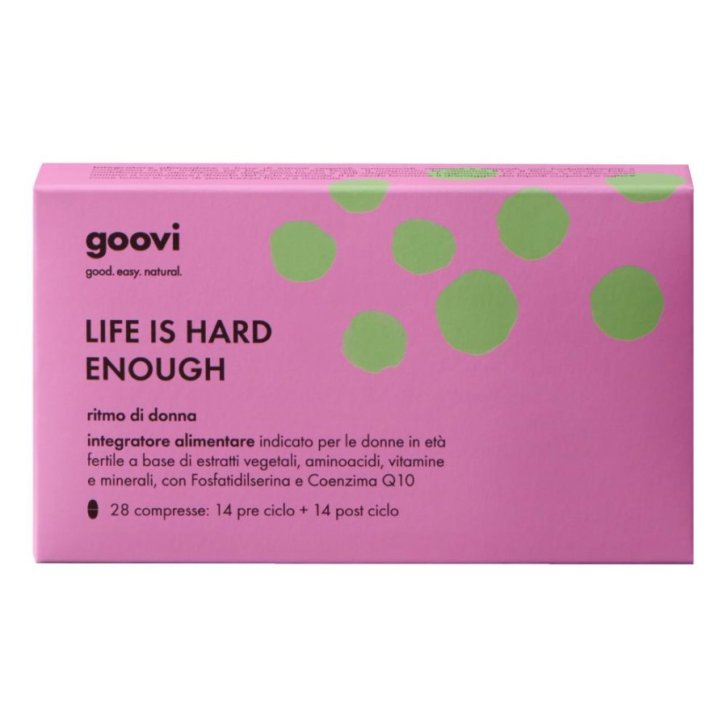 Life is Hard Enough Integratore Donna Pre e Post Ciclo 28 Compresse - Goovi Life is Hard Enough Integratore Donna Pre e Post Ciclo 28 Compresse - Goovi