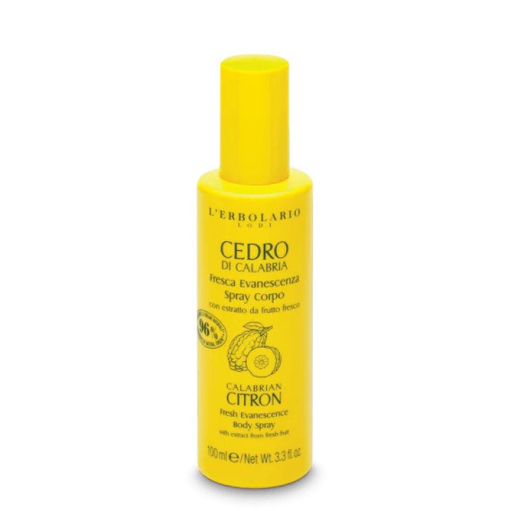 L\'Erbolario Cedro Calabria Fresca Evanescenza Spray Corpo 100 ml - L\'Erbolario L\'Erbolario Cedro Calabria Fresca Evanescenza Spray Corpo 100 ml - L\'Erbolario
