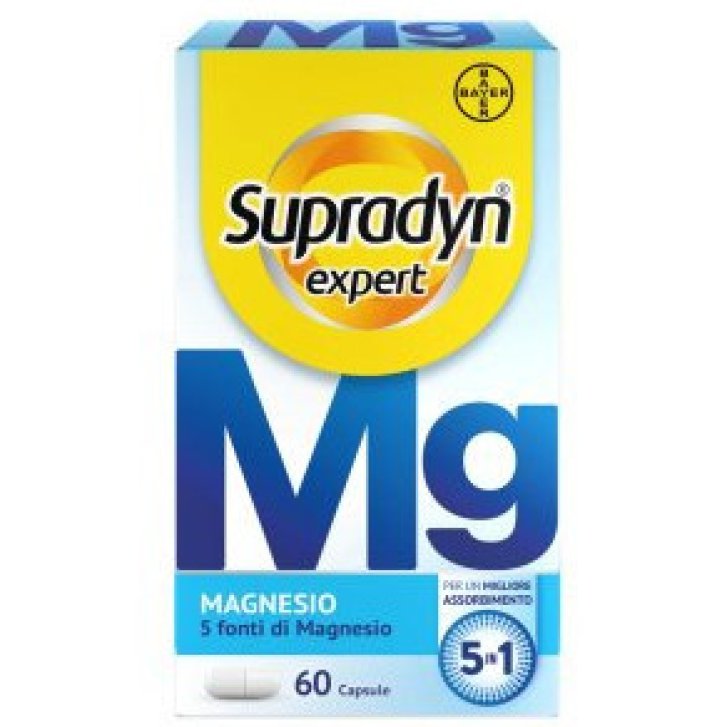 Supradyn Expert Magnesio Integratore per Muscoli e Sistema Nervoso 60 Capsule - Supradyn Supradyn Expert Magnesio Integratore per Muscoli e Sistema Nervoso 60 Capsule - Supradyn