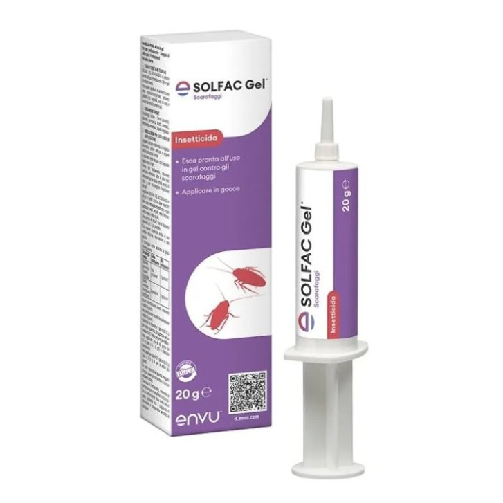 Solfac Gel Insetticida contro Scarafaggi e Blatte 20g - Bayer Solfac Gel Insetticida contro Scarafaggi e Blatte 20g - Bayer