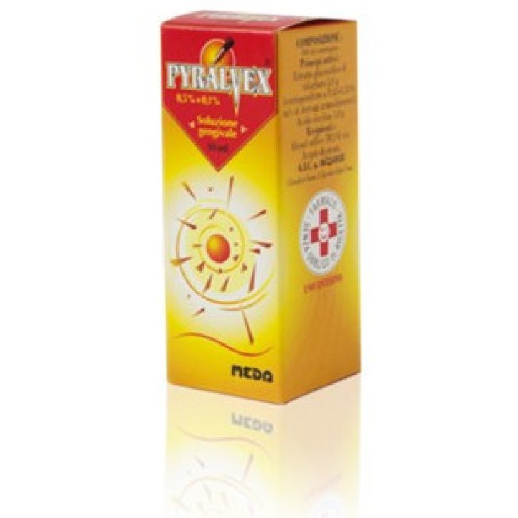 Pyralvex Soluzione Gengivale Antiinfiammatoria e Antibatterica per Gengiviti e Stomatiti 10ml - Meda Pharma Pyralvex Soluzione Gengivale Antiinfiammatoria e Antibatterica per Gengiviti e Stomatiti 10ml - Meda Pharma
