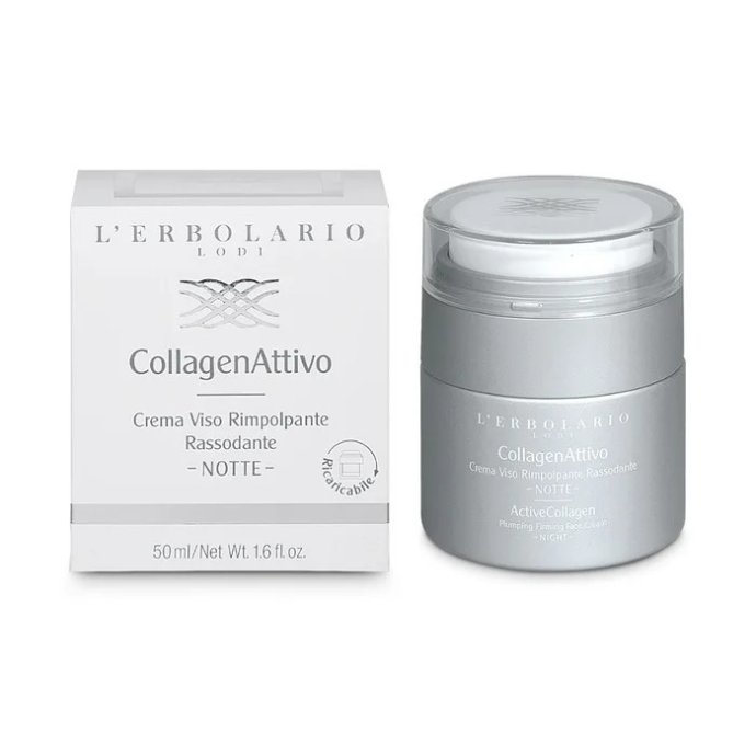 Crema Viso Notte Rimpolpante CollagenAttivo 50ml - L\'Erbolario