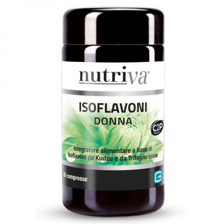 Isoflavoni Donna Nutriva Integratore Menopausa 50 Compresse - Nutriva Isoflavoni Donna Nutriva Integratore Menopausa 50 Compresse - Nutriva