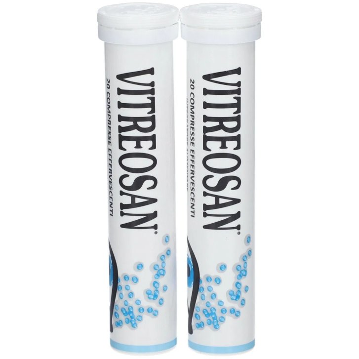 Vitreosan Integratore Potassio Magnesio e Vitamina C Gusto Arancia 40 Compresse Effervescenti - VITREOSAN Vitreosan Integratore Potassio Magnesio e Vitamina C Gusto Arancia 40 Compresse Effervescenti - VITREOSAN