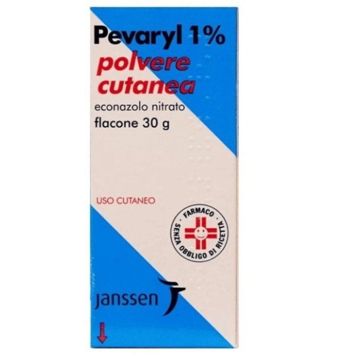 Pevaryl Polvere Cutanea Antimicotica Econazolo Nitrato 1% 30g - Karo Pharma Pevaryl Polvere Cutanea Antimicotica Econazolo Nitrato 1% 30g - Karo Pharma