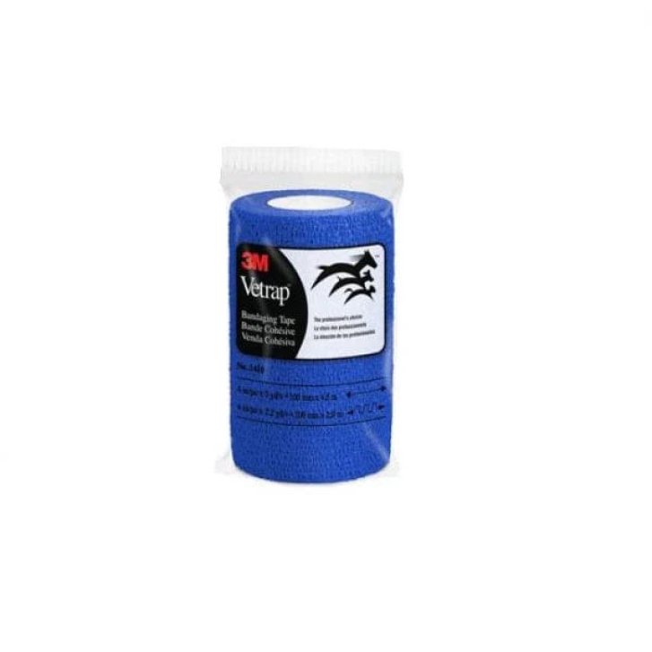 Vetrap Fascia Elastica Autoadesiva Veterinaria Blu 10 cm x 2,30 m - Vetrap
