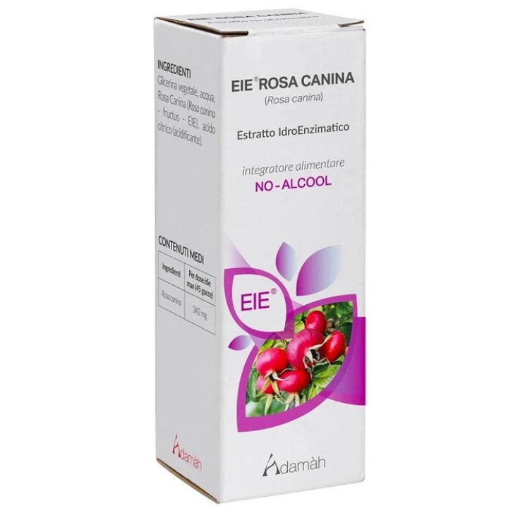 EIE Rosa Canina Integratore Ricostituente Antiossidante Gocce 30 ml - Adamah EIE Rosa Canina Integratore Ricostituente Antiossidante Gocce 30 ml - Adamah