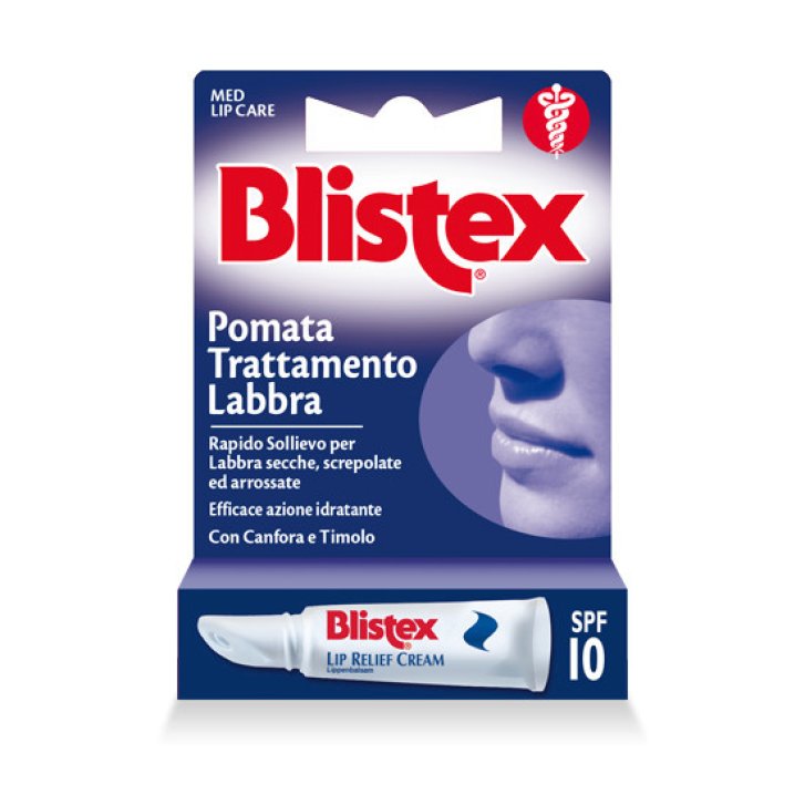 Blistex Pomata Trattamento Labbra Secche e Screpolate SPF 10 6 g - Blistex