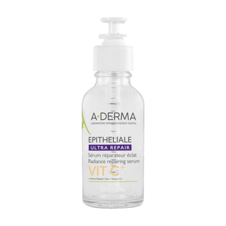 Epitheliale Ultra Repair Siero Viso Ristrutturante Luminosità con Vitamina C e Avena Rhealba 30 ml - A-Derma