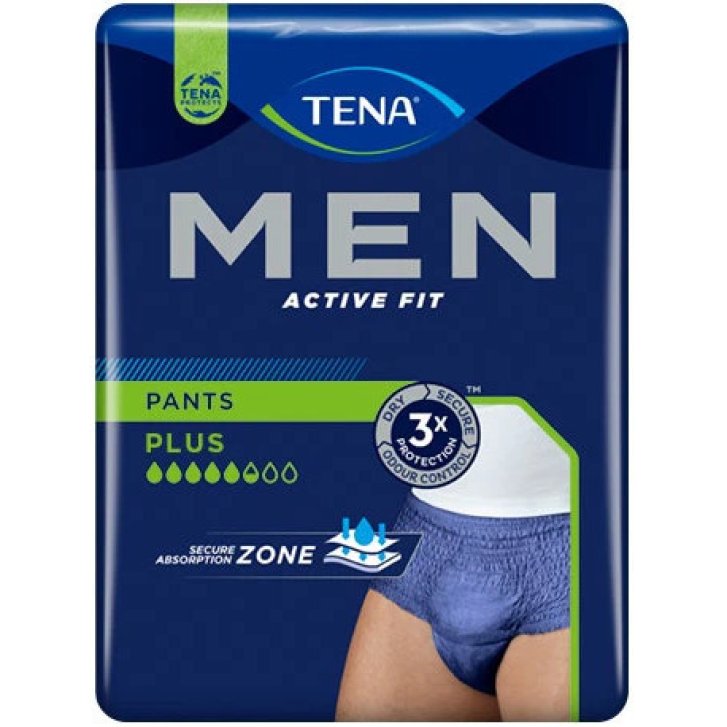 TENA Men Active Fit Pants Mutande Assorbenti per Incontinenza Uomo Taglia L 8 Pezzi - TENA TENA Men Active Fit Pants Mutande Assorbenti per Incontinenza Uomo Taglia L 8 Pezzi - TENA