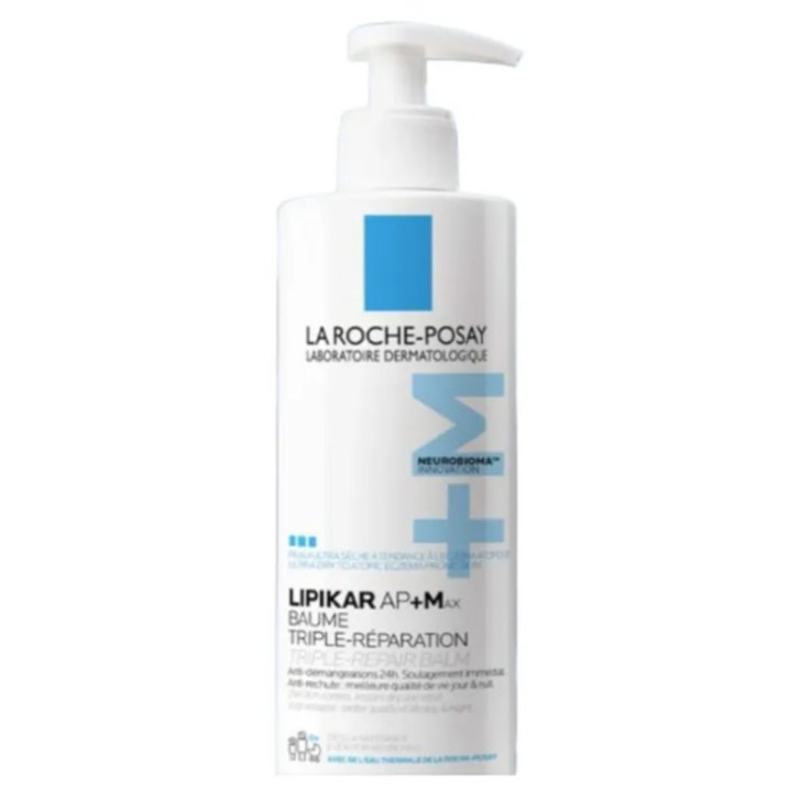 Lipikar Baume AP+MAX Balsamo Riparatore per Pelle Secca e Atopica Sollievo Prurito 400ml - La Roche-Posay