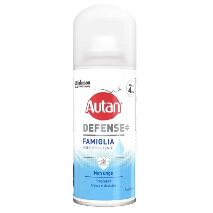 Autan Defense Famiglia Spray Repellente Antizanzare Protezione 4 Ore 100 ml - Autan