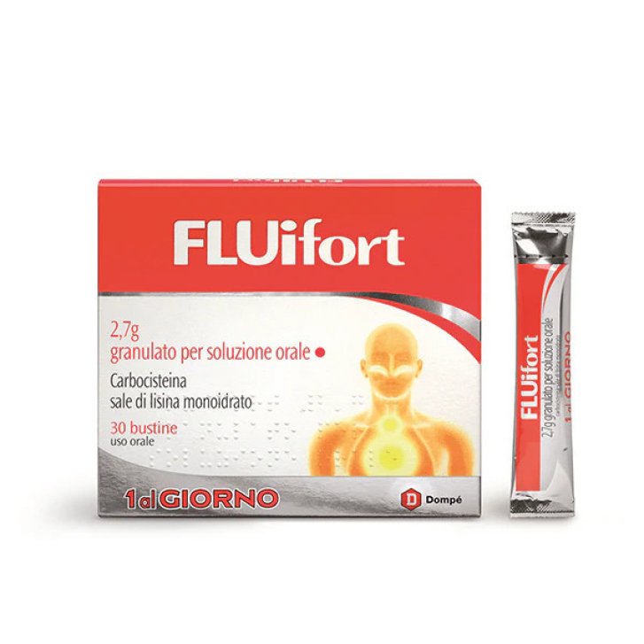 Fluifort 2,7 g Granulato per Soluzione Orale 30 Bustine - Fluifort