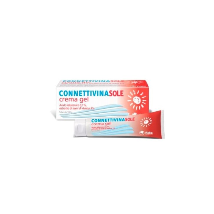 Connettivina Crema Gel Doposole Lenitiva e Idratante per Pelle Sensibile 200 ml - Connettivina