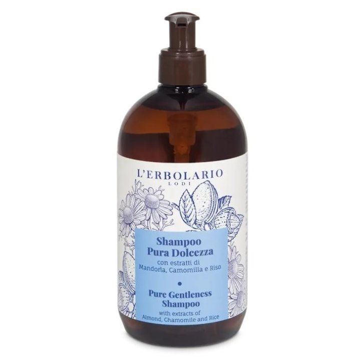 Shampoo Pura Dolcezza Delicato per Capelli Delicati Tutta Famiglia 500ml - L\'Erbolario