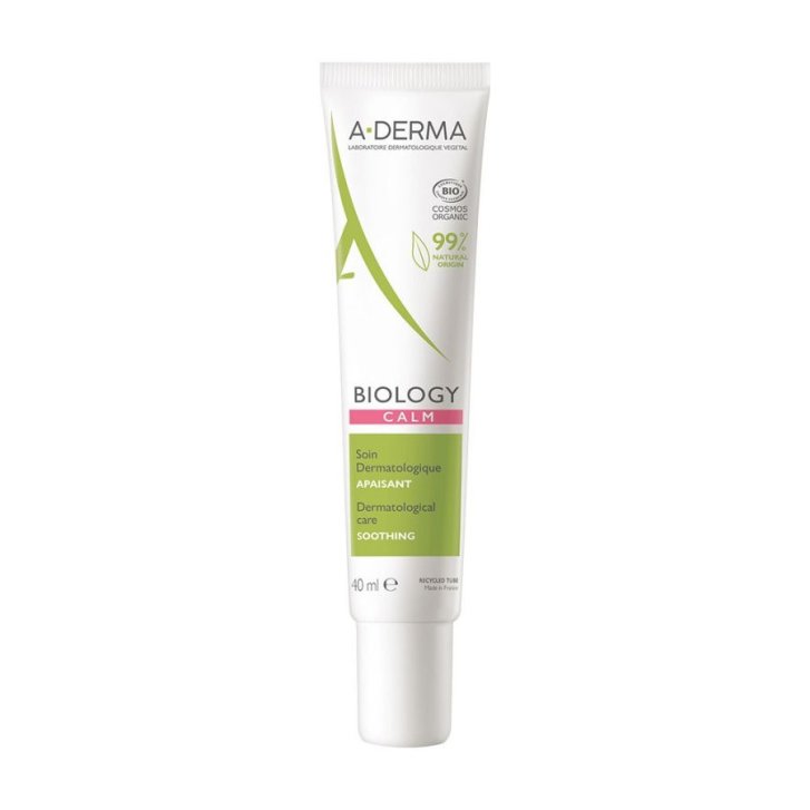 Biology Calm Trattamento Dermatologico Lenitivo Viso per Pelli Reattive 40ml - A-Derma