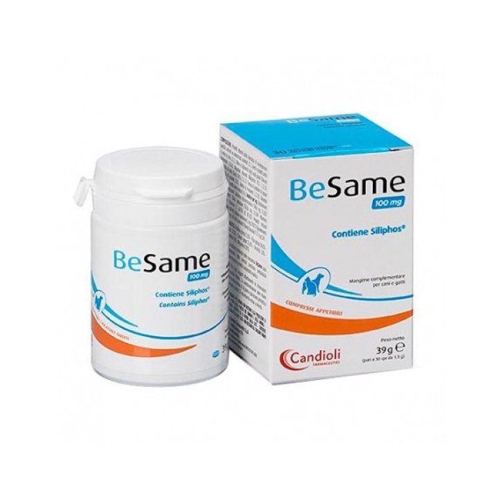 BeSame 100 Mangime Complementare Funzionalità Epatica per Cani e Gatti 30 Compresse - Candioli