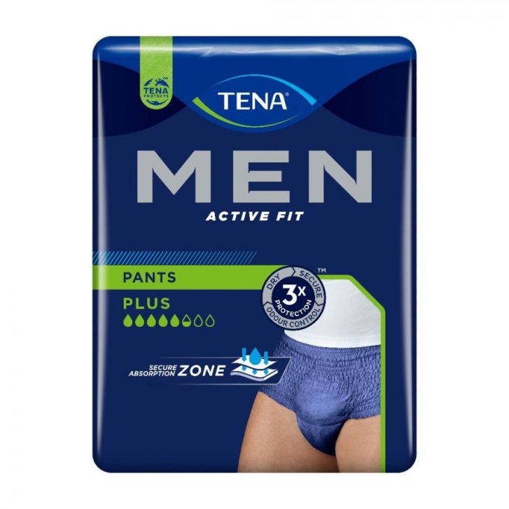 TENA Men Pants Active Fit Mutandine Assorbenti Uomo Incontinenza Taglia M 9 Pezzi - TENA TENA Men Pants Active Fit Mutandine Assorbenti Uomo Incontinenza Taglia M 9 Pezzi - TENA