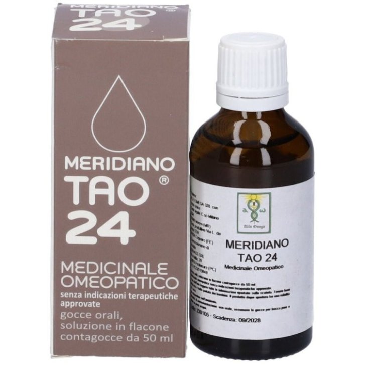 Meridiano Tao 24 Rimedio Omeopatico Gocce Orali per Riequilibrio Neuropsichico 50 ml - Alfa Omega Meridiano Tao 24 Rimedio Omeopatico Gocce Orali per Riequilibrio Neuropsichico 50 ml - Alfa Omega