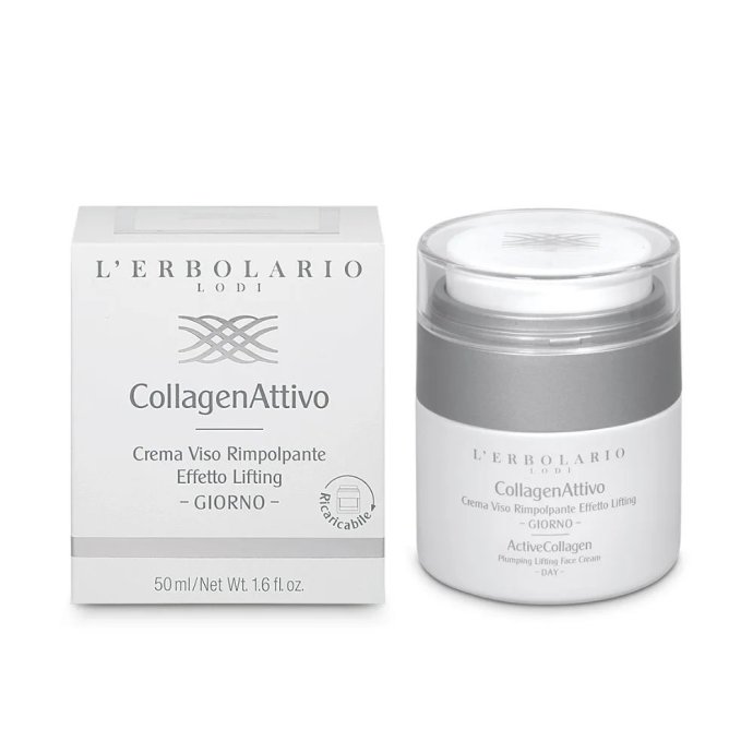 Crema Viso Giorno Rimpolpante Effetto Lifting CollagenAttivo 50ml - L\'Erbolario