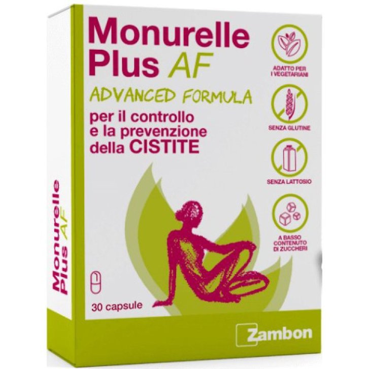 Monurelle Plus AF Integratore Prevenzione Cistite con Xiloglucano e Propoli 30 Capsule - Zambon
