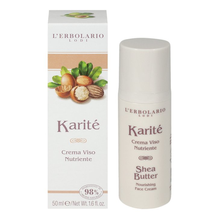 Crema Viso Nutriente Karité 50ml - L\'Erbolario Crema Viso Nutriente Karité 50ml - L\'Erbolario