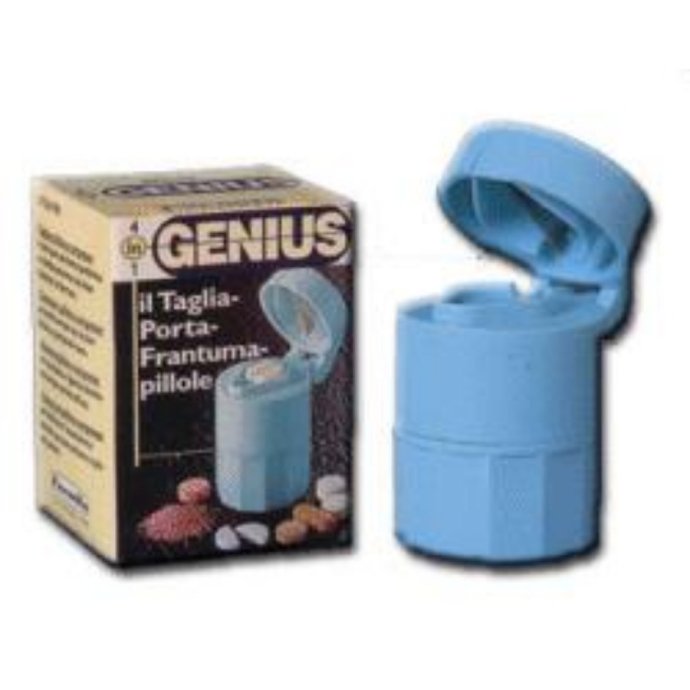 Genius Taglia Porta e Frantuma Pillole Dispositivo Tascabile 1 Pezzo - Alfasigma