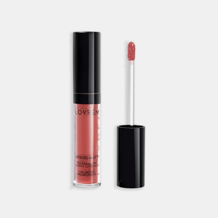 Lovren Essential Rossetto Liquido Matt No Transfer Rosa Notte con Acido Ialuronico 3,5ml - Lovren