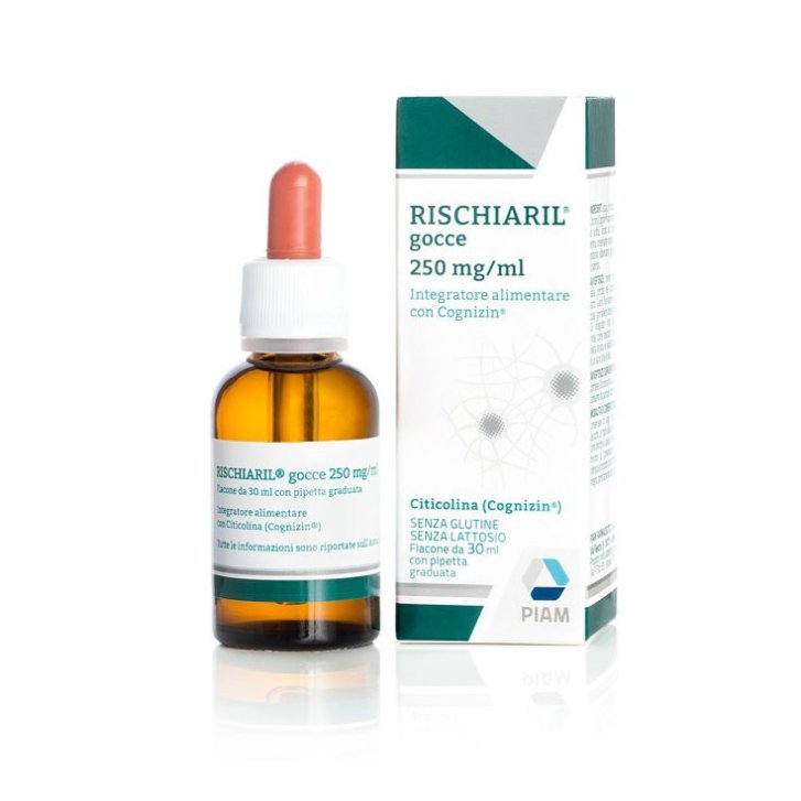 Rischiaril Gocce Integratore con Citicolina Cognizin per Memoria e Concentrazione 30 ml - Piam Farmaceutici