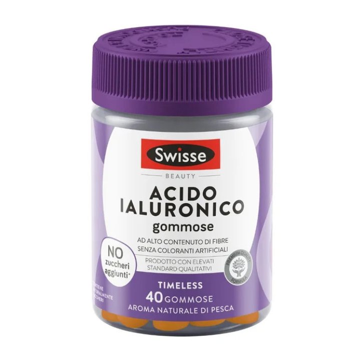Acido Ialuronico Integratore Benessere Pelle 40 Gommose - Swisse Acido Ialuronico Integratore Benessere Pelle 40 Gommose - Swisse