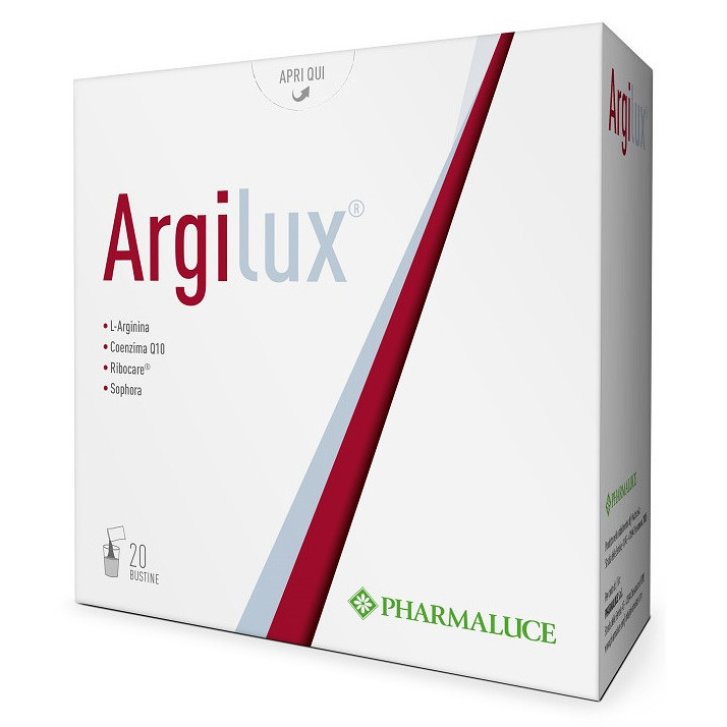 Argilux Integratore con L-Arginina Coenzima Q10 e Sophora 20 Bustine - Pharmaluce Argilux Integratore con L-Arginina Coenzima Q10 e Sophora 20 Bustine - Pharmaluce