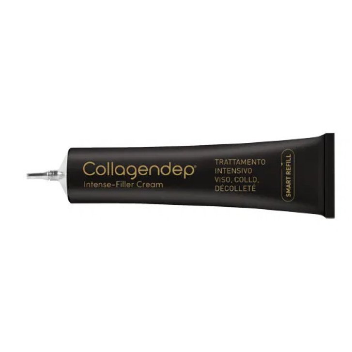Collagendep Intense Filler Cream Crema Viso Anti-Aging con Acido Ialuronico e Peptide Biomimetico 50 ml - Erbozeta