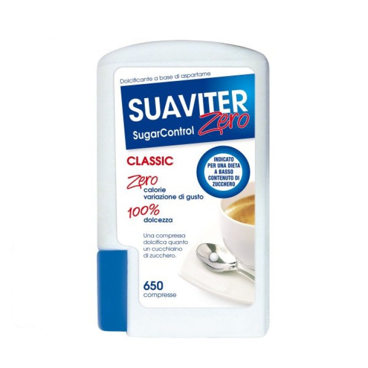 Suaviter Zero Classic Dolcificante Zero Calorie con Aspartame 650 Compresse - SUAVITER