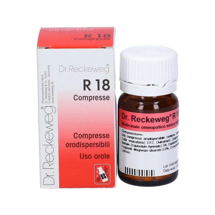 Reckeweg R18 Rimedio Omeopatico Vie Urinarie Compresse Orodispersibili 100 Compresse - Dr. Reckeweg