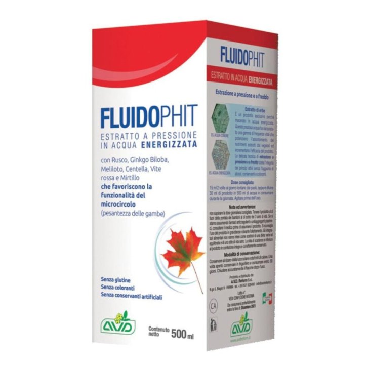 Fluidophit Integratore per Microcircolo 500 ml - A.V.D. Reform Srl Fluidophit Integratore per Microcircolo 500 ml - A.V.D. Reform Srl