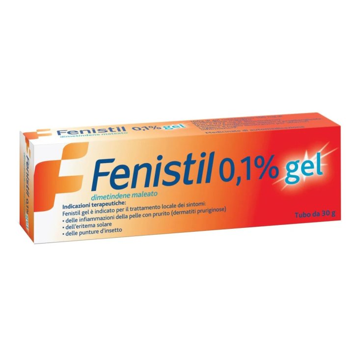 Fenistil 0,1% Gel Antipruriginoso Antistaminico per Dermatiti Eritema Solare e Punture d\'Insetto 30g - Fenistil