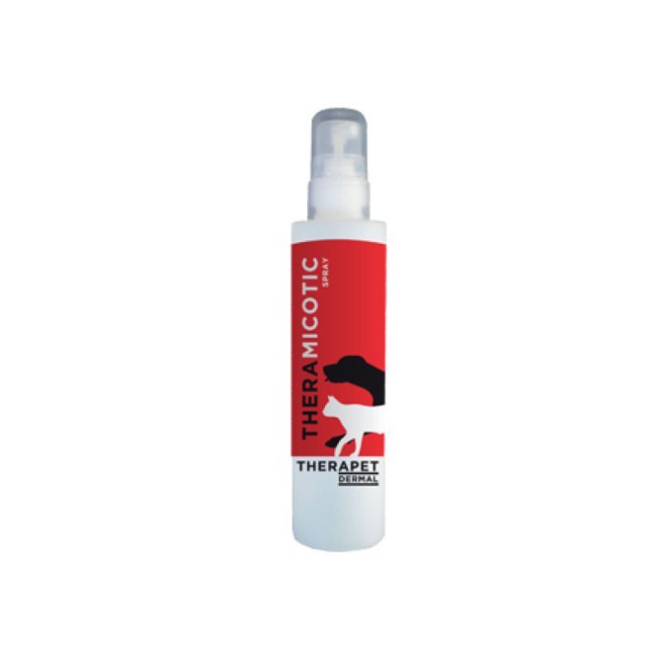 TheraMicotic Spray Veterinario per Dermatiti con Clorexidina e Climbazolo per Cani e Gatti 200ml - Bioforlife