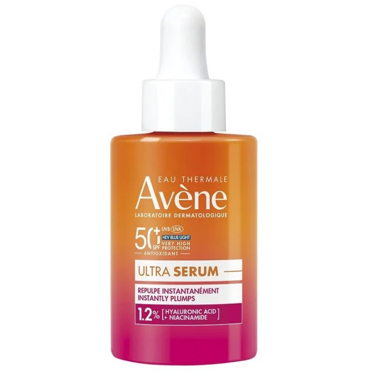Avène Ultra Siero Solare Viso Rimpolpante SPF50+ con Acido Ialuronico e Niacinamide 30ml - Avène Avène Ultra Siero Solare Viso Rimpolpante SPF50+ con Acido Ialuronico e Niacinamide 30ml - Avène