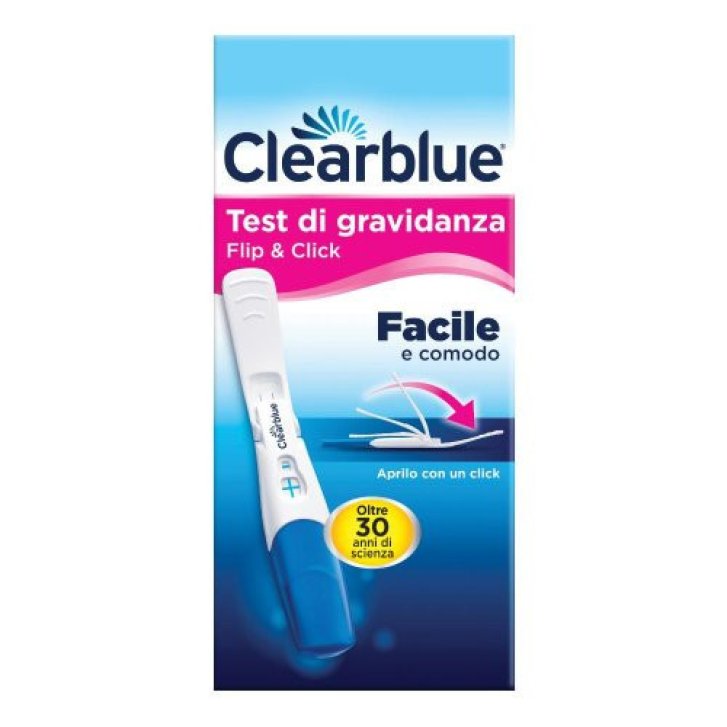 Clearblue Flip & Click Test di Gravidanza con Risultato + o - in 3 Minuti 1 Pezzo - Clearblue