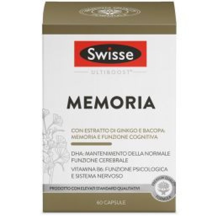 Swisse Memoria Integratore Alimentare per la Funzione Cognitiva 60 Capsule - Swisse Swisse Memoria Integratore Alimentare per la Funzione Cognitiva 60 Capsule - Swisse